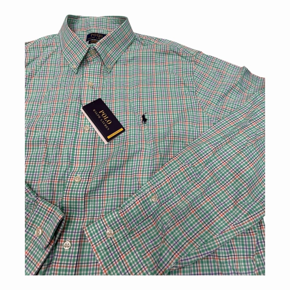Polo Ralph Lauren Performance Mens shirt classic fit embroidered logo XL NWT